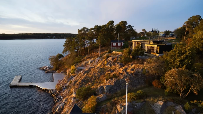 Современный дом в Даларё, Швеция