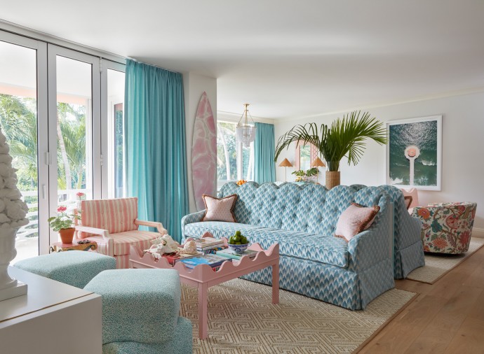 Квартира в Палм-Бич (Флорида), оформленная дизайнером Дженнифер Хантер для её родителей