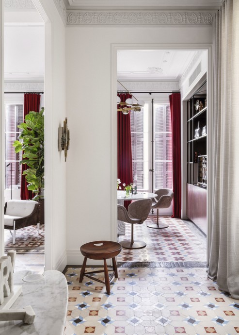 Стильная квартира в Барселоне для супружеской пары из Нью-Йорка