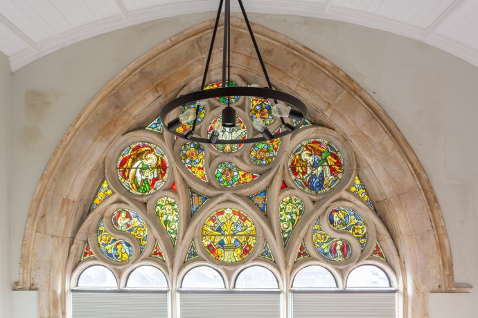 Лофт в здании бывшей 110-летней церкви в английском городе Пенарт