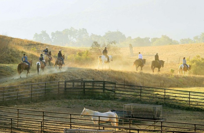 200-летнее ранчо у подножия гор Санта-Инез, Калифорния