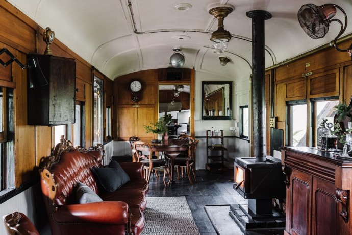 Вагон 1926 года в Форресте (Австралия), превращённый в мини-отель Steam: Train Carriage