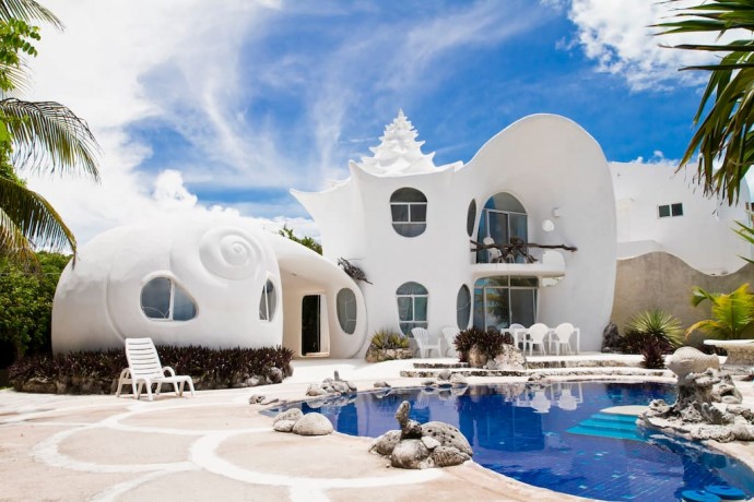 Дом для отпуска Casa Caracol на курорте Исла-Мухерес, Мексика
