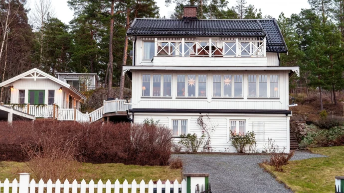 Дом 1928 года постройки на острове Юстерё, Швеция