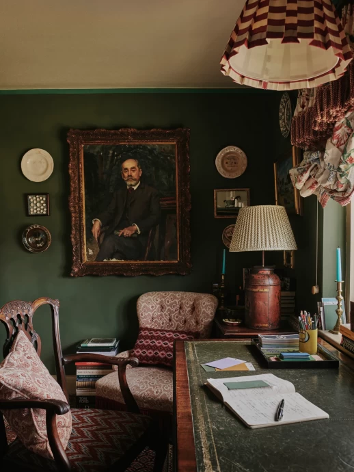 Дом амбассадора лакокрасочного бренда Farrow & Ball Патрика О'Доннелла в Вустершире, Великобритания