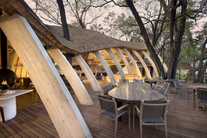 Уникальный дом у реки Окаванго в Ботсване, Южная Африка