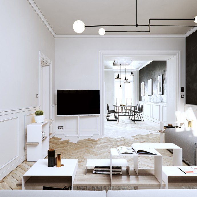 Дизайн-проект квартиры в Праге