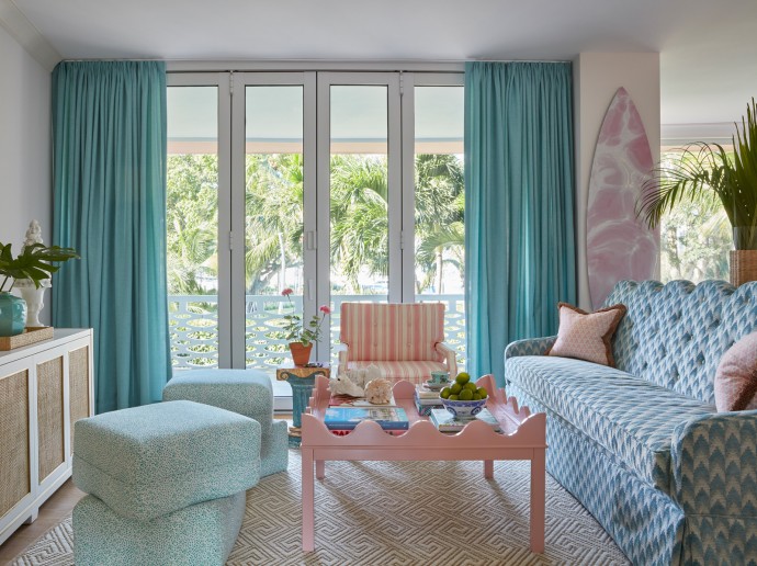 Квартира в Палм-Бич (Флорида), оформленная дизайнером Дженнифер Хантер для её родителей
