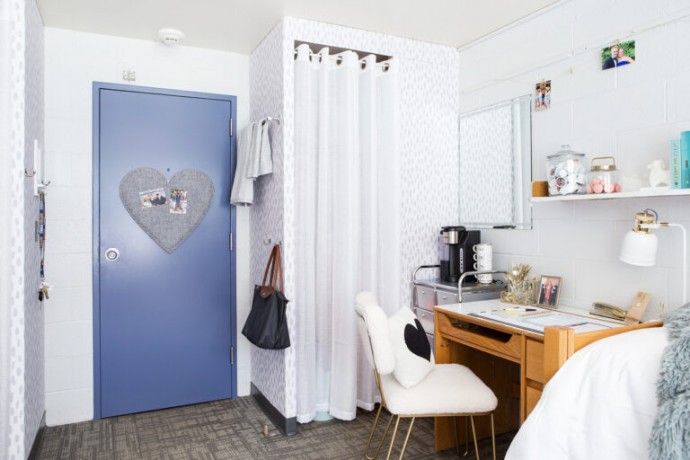 Комната для двух студенток в общежитии нью-йоркского колледжа Итака