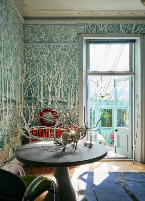 Ярко оформленный к Рождеству дом дизайнера Марианны Коттерилл в Лондоне