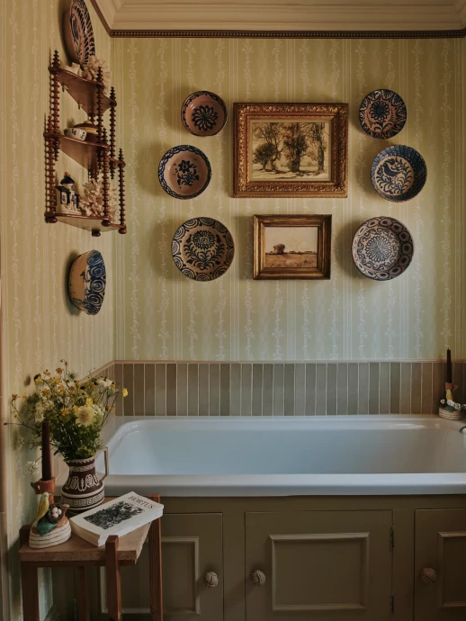 Дом амбассадора лакокрасочного бренда Farrow & Ball Патрика О'Доннелла в Вустершире, Великобритания