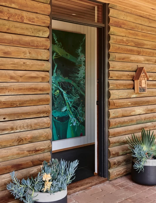 47-летний бревенчатый дом художника Адама Ли в Виктории, Австралия