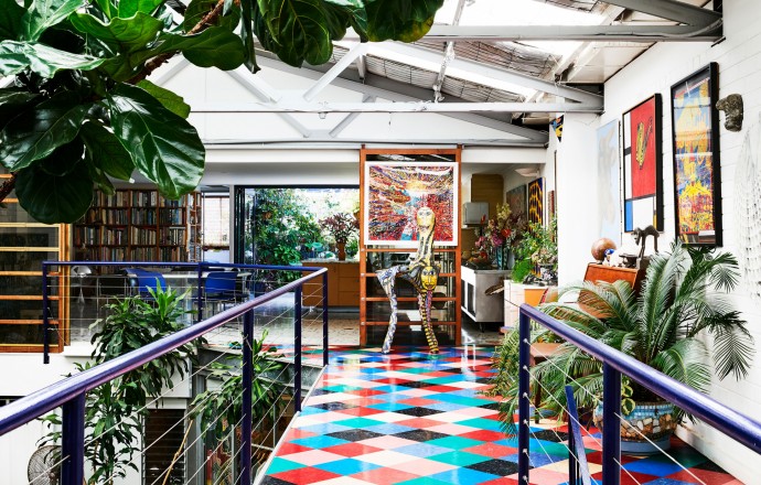 Дом художника Дэвида Хамфриса на территории бывшего склада в пригороде Сиднея