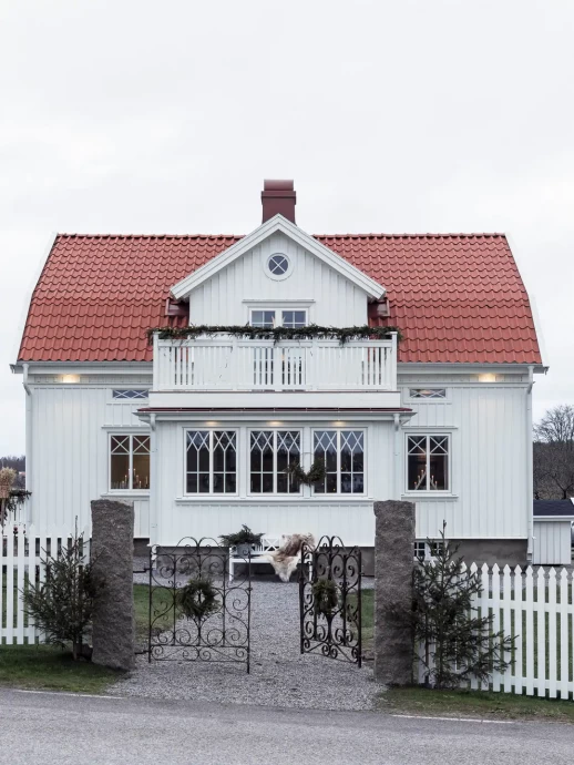 100-летний дом на острове Торсё, Швеция