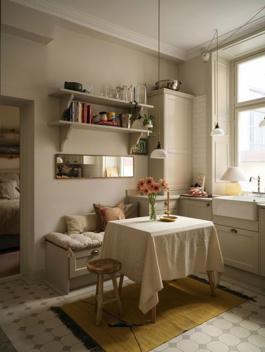 Квартира одного из редакторов журнала Elle Сандры Бейер в Стокгольме