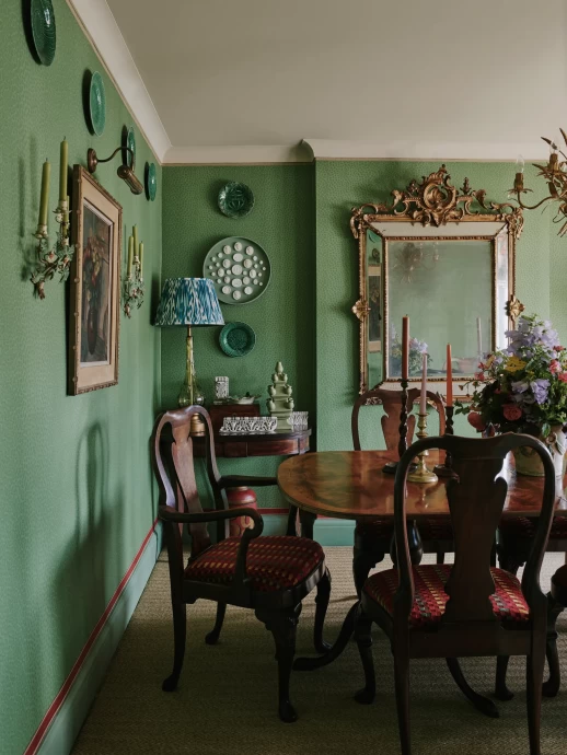 Дом амбассадора лакокрасочного бренда Farrow & Ball Патрика О'Доннелла в Вустершире, Великобритания