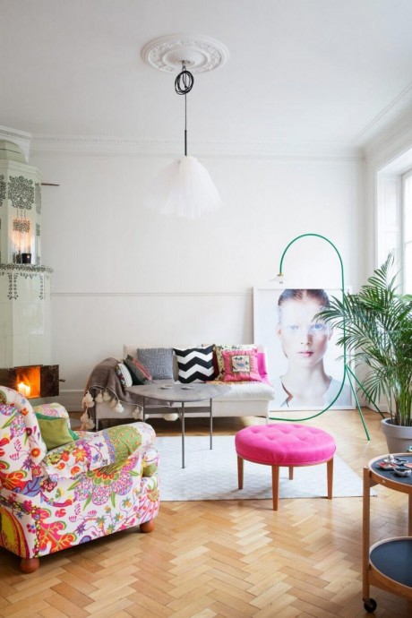 Квартира дизайнера Марии Вирджин в Стокгольме