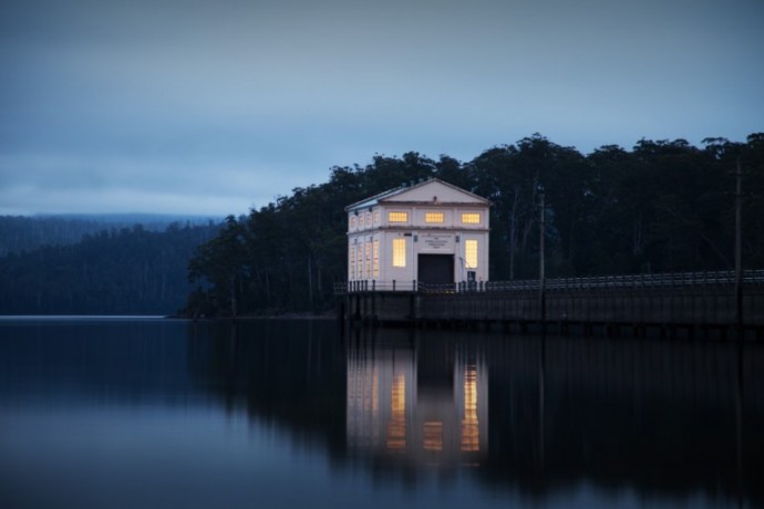 Гостиничный комплекс Pumphouse Point на озере Сент-Клер в Тасмании