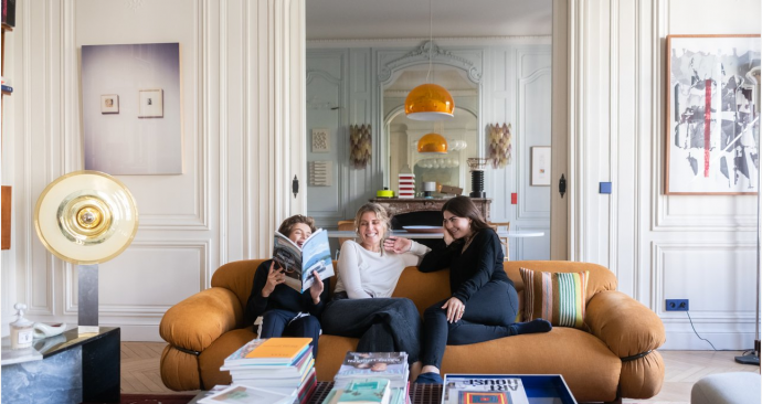 Квартира дизайнера Сандры Бенамю в Париже