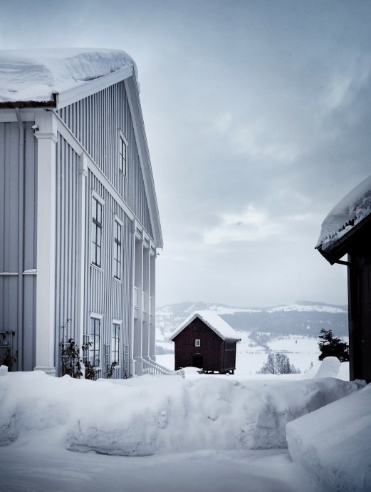 Дом дизайнера Биргитте Селин-Санд Бакке в Свеннесе, Оппланд, Норвегия