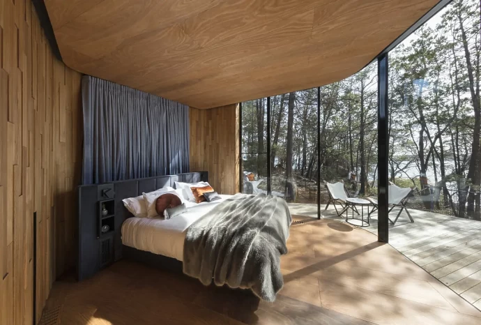 Отель Freycinet Lodge, расположенный в Национальном парке Фрейсине, Австралия