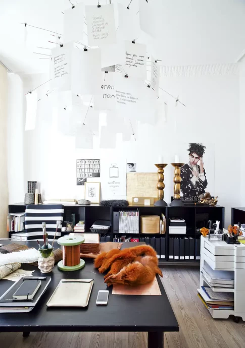 Квартира текстильного дизайнера Аннемет Бек в городе Орхус, Дания