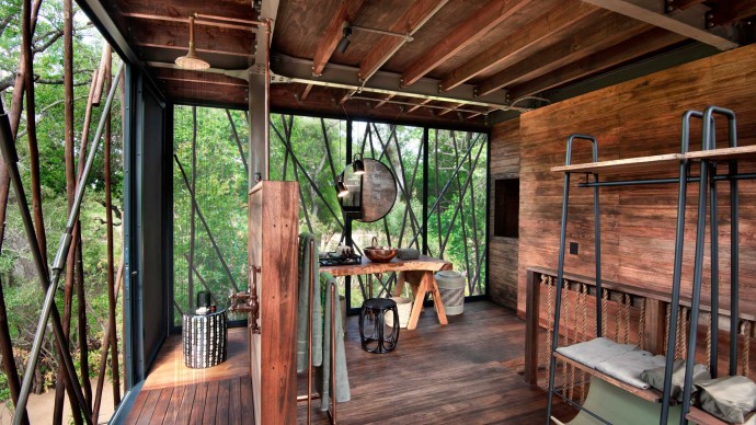 Ngala Treehouse - уединенный домик в частном заповеднике Ngala Private Game Reserve, ЮАР