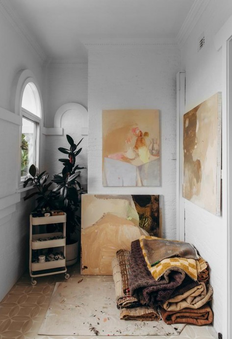 Дом художницы Энни Эверингем в пригороде Ньюкасла, Новый Южный Уэльс, Австралия