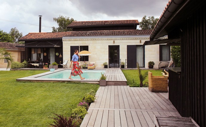 Дом дизайнера Марион Демарти Дюпра в городке Сен-Медар-ан-Жаль, Франция