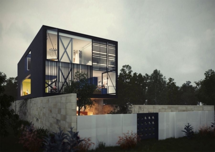 Glass Box Home