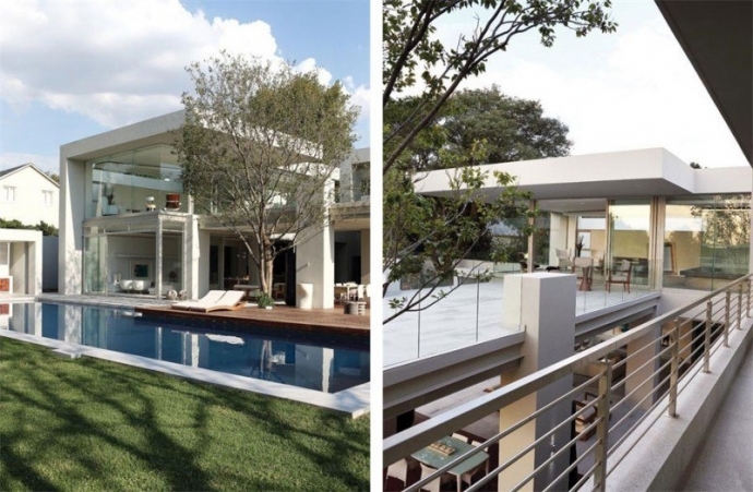 Sophisticated home in Johannesburg, South Africa.