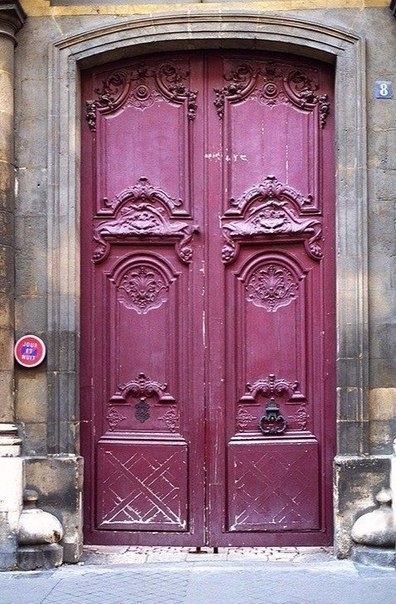 Doors in Paris. France