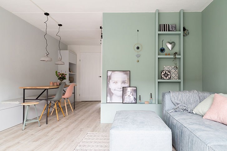 Царство пастельных оттенков: милая квартира в Нидерландах