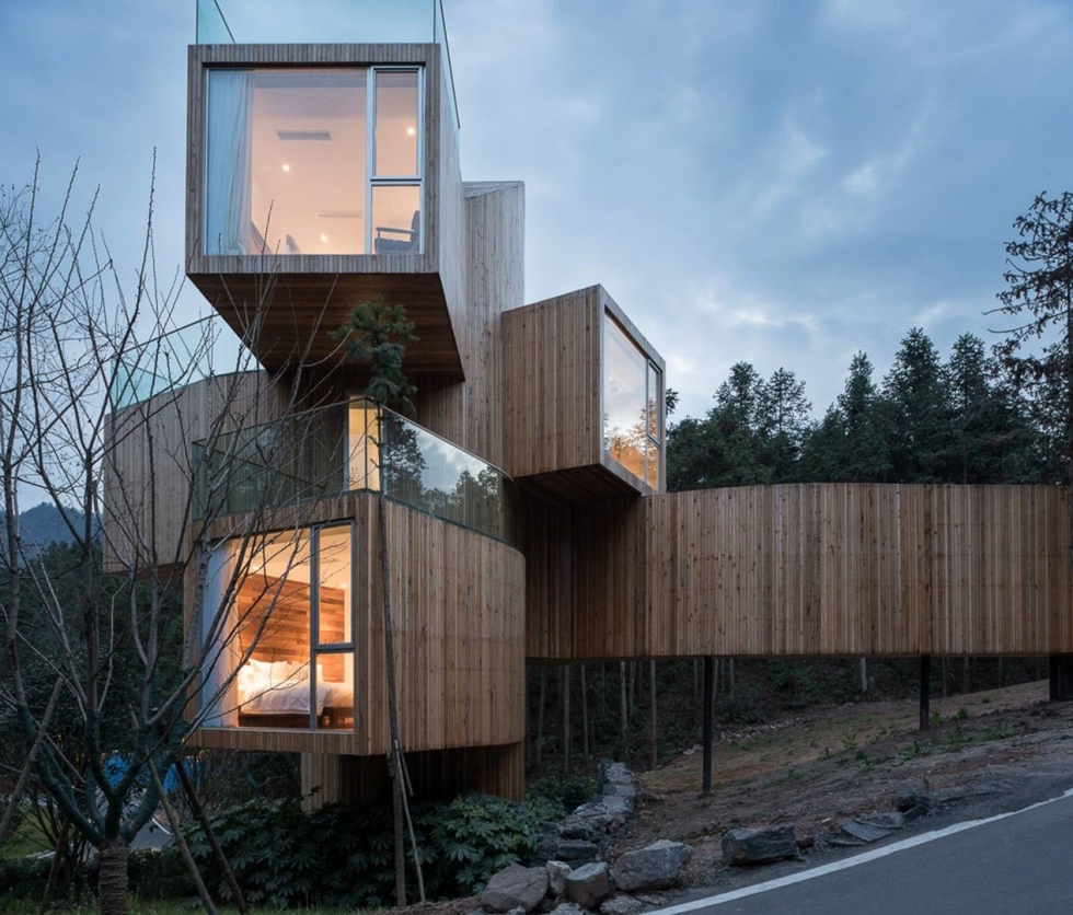 Отель Qiyunshan Tree House в Китае