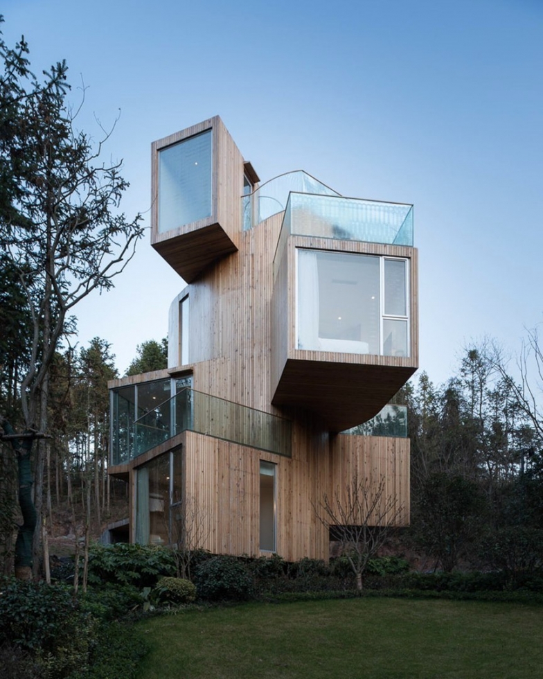 Отель Qiyunshan Tree House в Китае ч.2