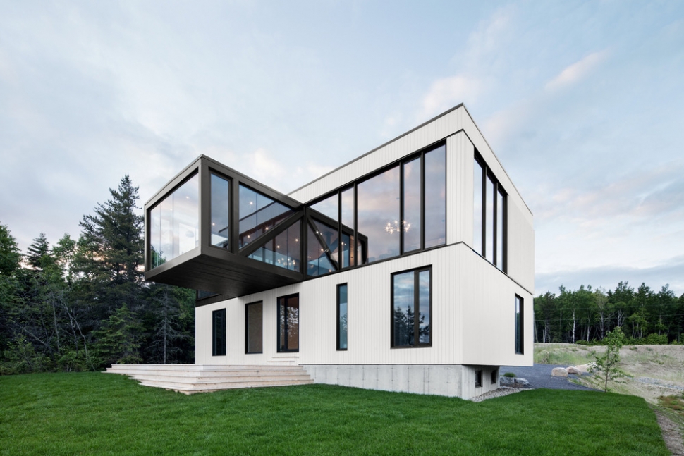 The 'Blanche' Chalet в Канаде от ACDF Architecture