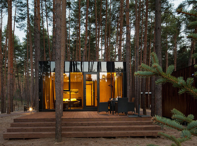 Гостевые дома на территории Relax Park Verholy от YOD Design Lab