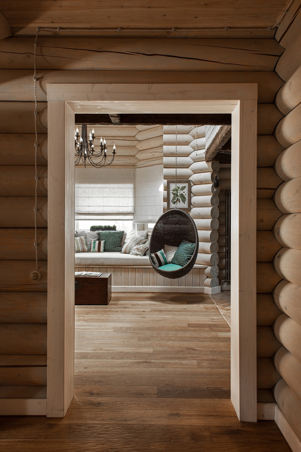 Уютный деревянный дом в Подмосковье от I.D. Interior Design