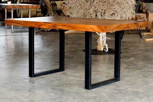 Деревянные столы, скамьи и столешницы. Часть 1. Мебель из цельных спилов редких пород