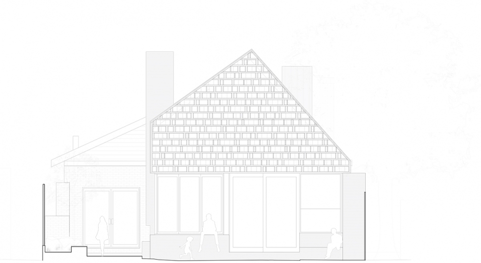 Викторианский дом с ажурным экраном в Мельбурне от Make Architecture