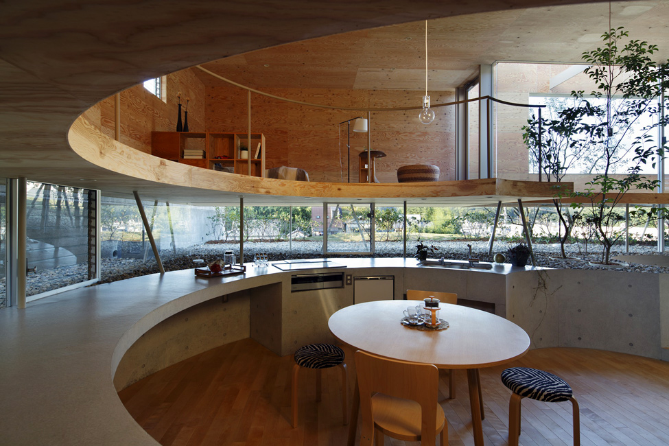 Удивительный дом – пит-хаус от архитекторов UID, Япония
