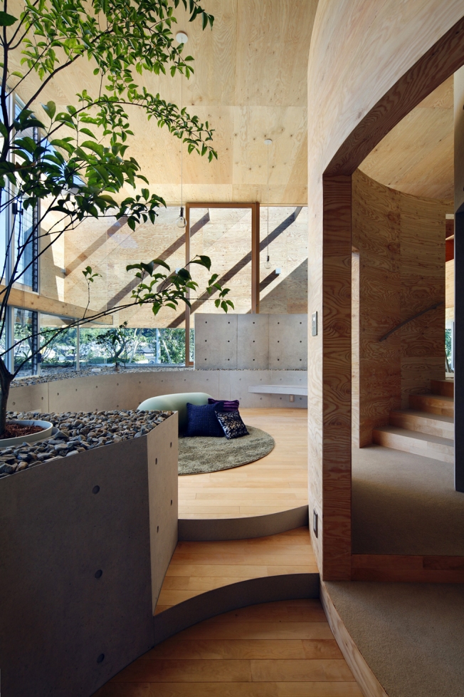 Удивительный дом – пит-хаус от архитекторов UID, Япония
