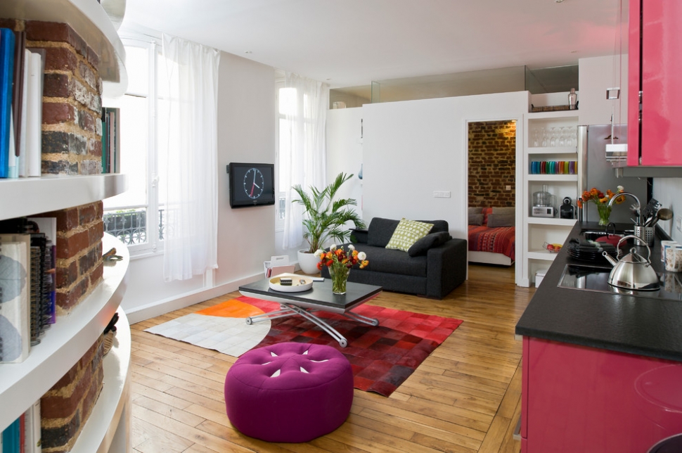 Апартаменты 65m2 в Париже от Manuel Sequeira Architecte