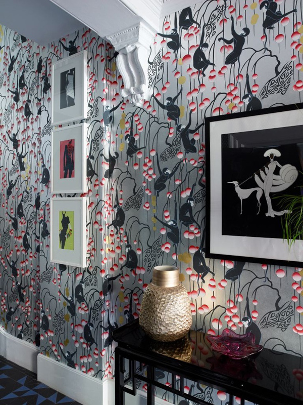 Красочный интерьер дома модельера одежды Jenny Packham в Лондоне
