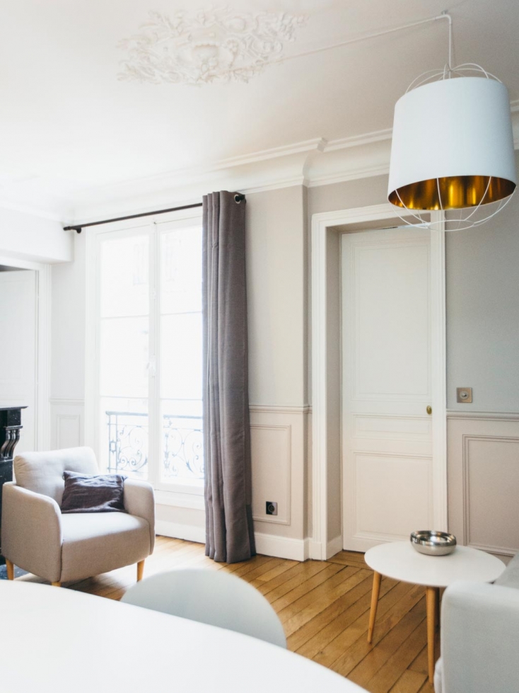 Студенческая квартирка в Париже 52 м2