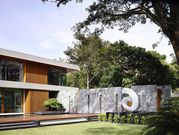 Великолепный сингапурский проект 65BTP House от ONG&ONG