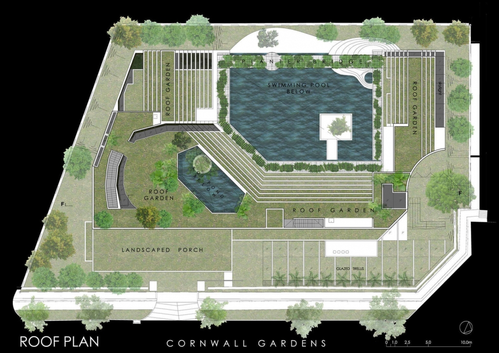 Cornwall Gardens Home от CHANG Architects​, созданный для большой семьи в нескольких поколениях