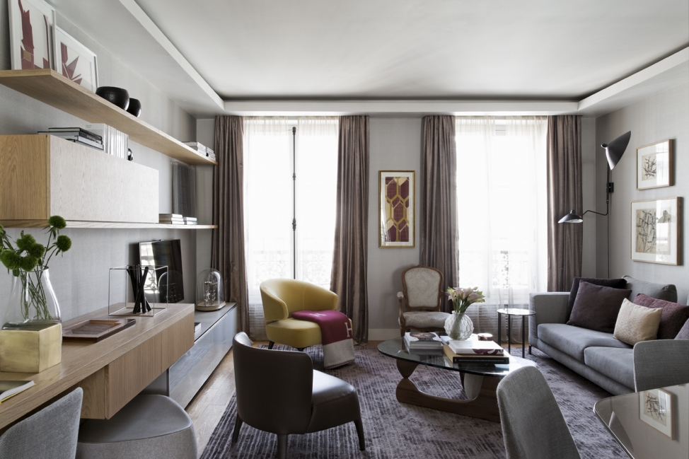 Интерьер парижской квартиры от Diego Revollo