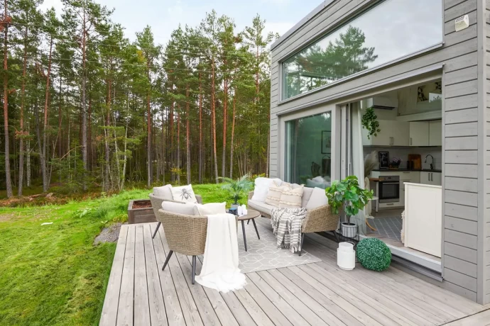 Двухуровневый мини-дом площадью 22 м2 в Швеции Двухуровневый мини-дом площадью 22 м2 в Швеции