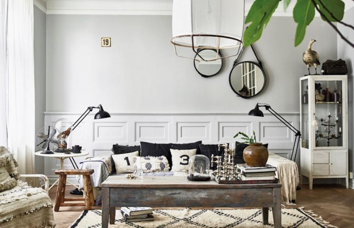 Квартира модельера Каролины Вертус в Мальмё, Швеция